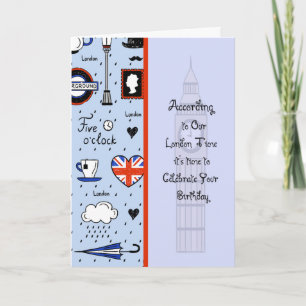Birthday Kaart voor Persoon in Londen