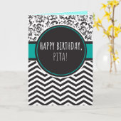 Birthday Kaart voor Pita (Gele Bloem)