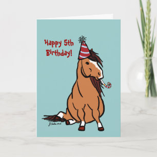 Birthday-kaart voor Pony Kaart