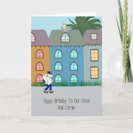 Birthday Kaart voor postbode