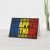 Birthday-kaart voor Roemenië Kaart (Voorkant)