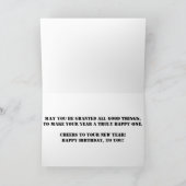 Birthday-kaart voor schrijfmachine en telefoon kaart (Binnen)