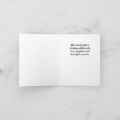 Birthday Kaart voor tante met Zebra (Binnen)