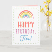 Birthday Kaart voor Táto (Gele Bloem)