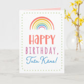 Birthday Kaart voor Tutu Kāne (Gele Bloem)