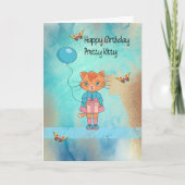 Birthday Kaart voor uw Kat (Voorkant)