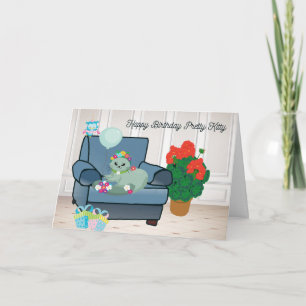 Birthday Kaart voor uw kat