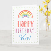 Birthday Kaart voor Vovô (Gele Bloem)