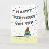 Birthday Kaart voor Yeh Yeh (Voorkant)