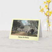Birthday Kaart - White House, Washington, DC (Gele Bloem)
