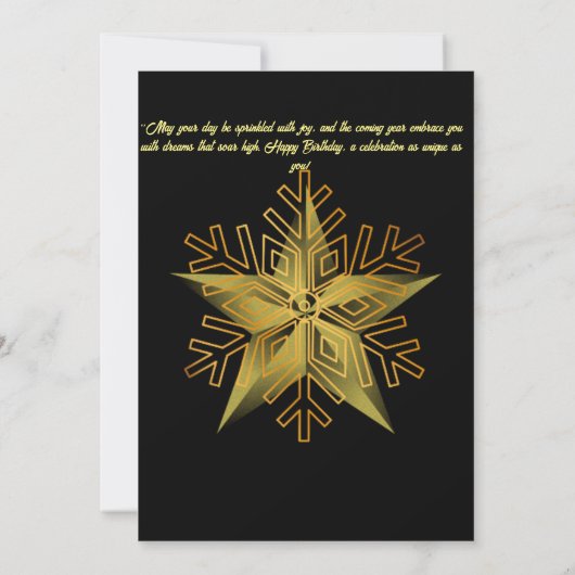 Birthday-kaarten Bedankkaart (Achterkant)