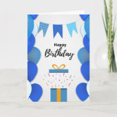 Birthday-kaarten Bedankkaart (Voorkant)