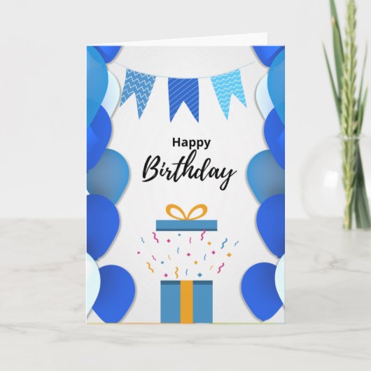 Birthday-kaarten Bedankkaart (Voorkant)