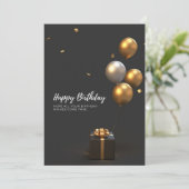 Birthday-kaarten Bedankkaart (Staand voorkant)