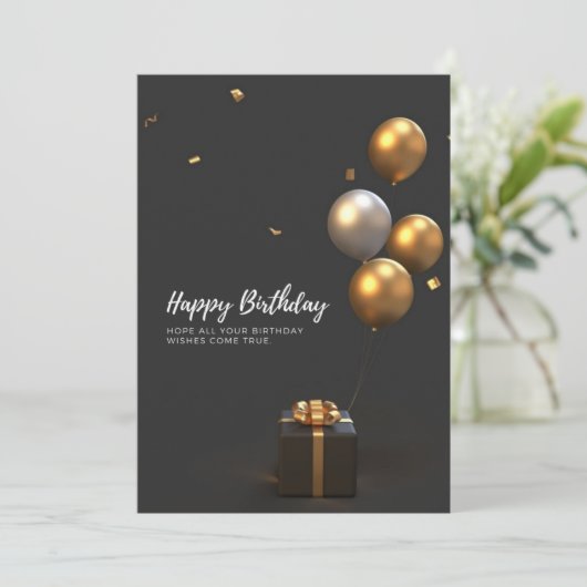 Birthday-kaarten Bedankkaart (Staand voorkant)