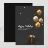 Birthday-kaarten Bedankkaart (Voorkant / Achterkant)