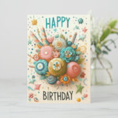 Birthday-kaarten Kaart (Staand voorkant)