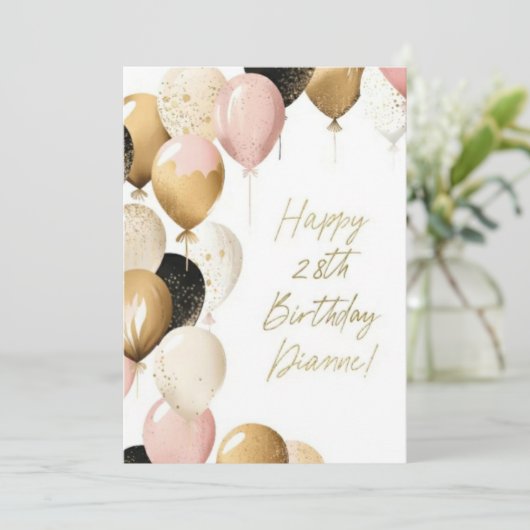 Birthday-kaarten Kaart (Staand voorkant)