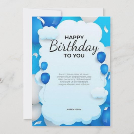 Birthday-kaarten Kaart (Voorkant)