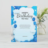 Birthday-kaarten Kaart (Staand voorkant)