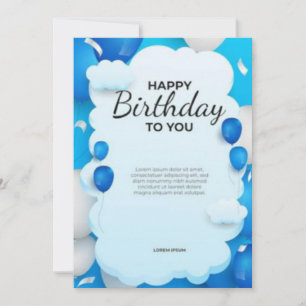 Birthday-kaarten Kaart