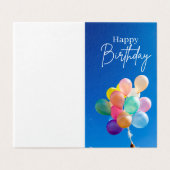 Birthday-kaarten Kaart (Buitenkant ongevouwen)