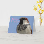 Birthday-kaartje schatje kaart (Gele Bloem)