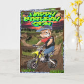 Birthday-kaartzoon Kaart (Gele Bloem)