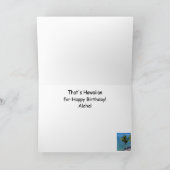 Birthday Kahana Beach Kaart (Binnen)