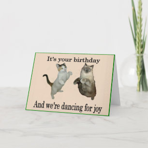 Birthday Katten Kaart