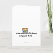 Birthday kayak wenskaart fotokunst kayaks kaart (Achterkant)