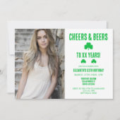 Birthday kazen en bier kaart (Voorkant)