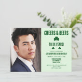 Birthday kazen en bier kaart (Staand voorkant)