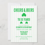 Birthday kazen en bier kaart (Voorkant)