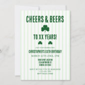 Birthday kazen en bier kaart (Voorkant)