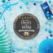 Birthday kazen en bier papieren bordje (Feest)