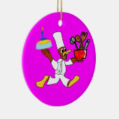 Birthday Keramisch Ornament (Rechts)