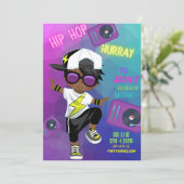 Birthday Kickback Invitation (Boy) Kaart (Staand voorkant)