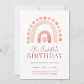 Birthday Kind Boho Rainbow Bisque Kaart (Voorkant)