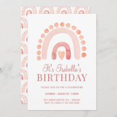 Birthday Kind Boho Rainbow Bisque Kaart (Voorkant / Achterkant)