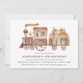 Birthday Kind Cute Pumpkin Patch Kaart (Voorkant)