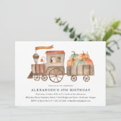 Birthday Kind Cute Pumpkin Patch Kaart (Staand voorkant)