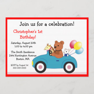 Birthday Kind Cute Toys Kaart