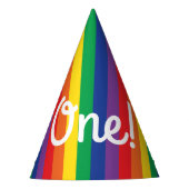 Birthday Kind regenboogschoen Feesthoedjes (Voorkant)