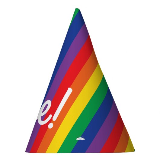 Birthday Kind regenboogschoen Feesthoedjes (Rechts)