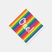 Birthday Kind regenboogschoen Servet (Hoek)