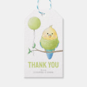 Birthday-Kind van Budgie, Label van cadeautjes/oor Cadeaulabel (Voorkant)