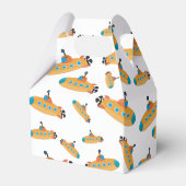 Birthday-Kind van het onderzeeërs Bedankdoosjes (Achterkant)