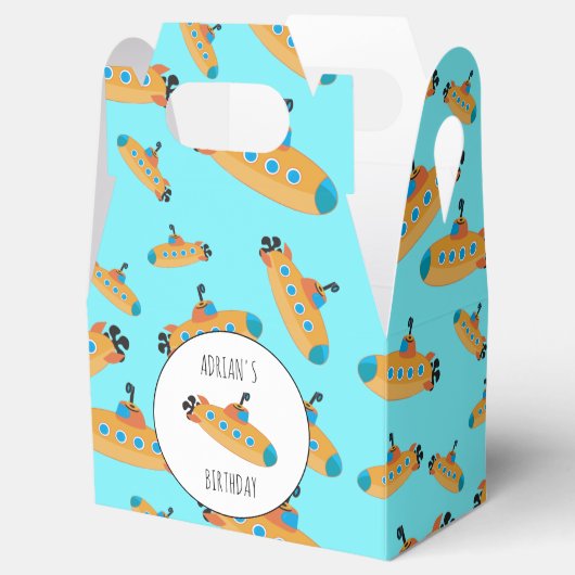 Birthday-Kind van het onderzeeërs Bedankdoosjes (Geopend)