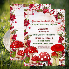 Birthday Kind van Red Berry Garden Toadstool Kaart